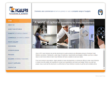 Tablet Screenshot of kaurikitchens.com.au